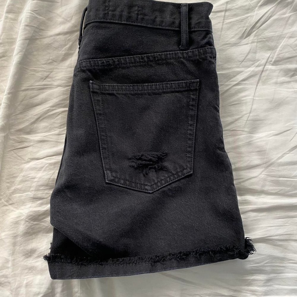 Vintage Black distressed GAP jeans denim shorts (+ BOGO SALE!)